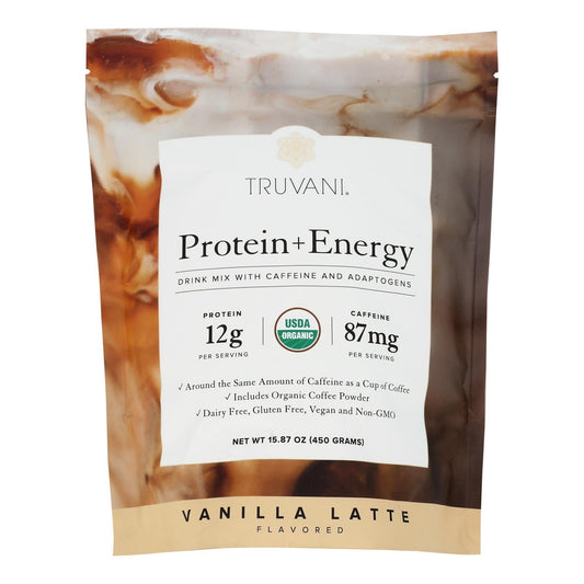 Truvani Energy Drink Mx Energy Vanilla Latte - 15.87 Oz