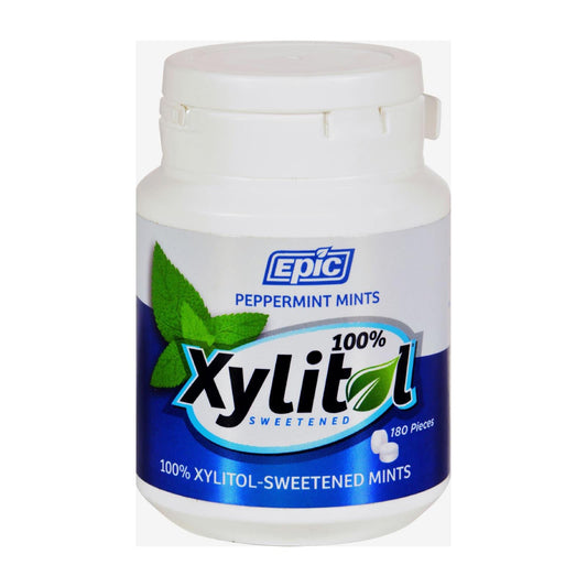 Epic Dental Peppermint Xylitol Mints, 180 ct