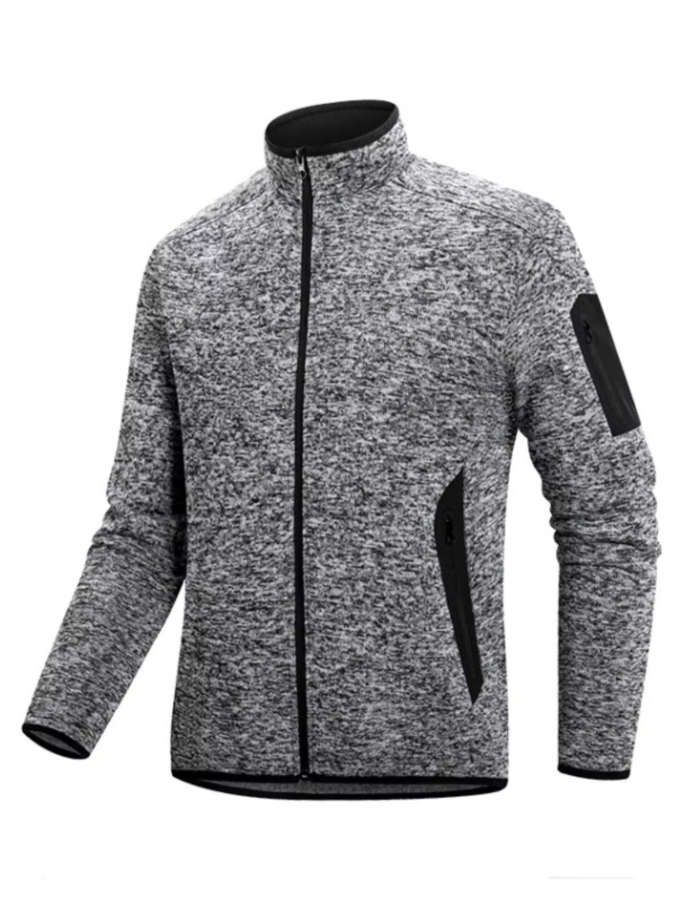 Men's Full Size Full-Zip Outdoor Jacket Plus Size