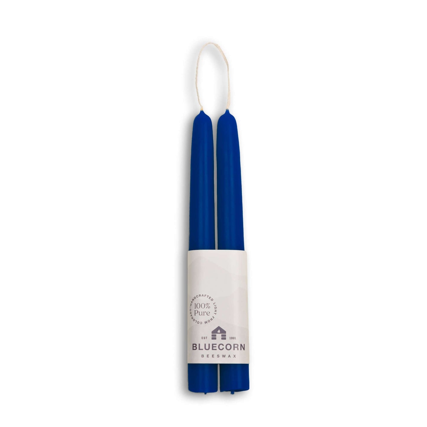 Beeswax Taper Candles - Hand-Dipped - 1 Pair