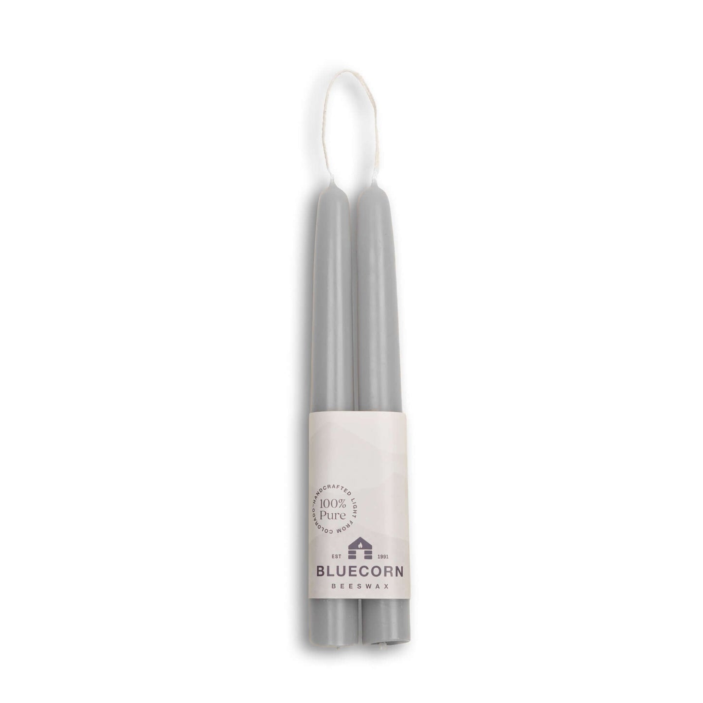 Beeswax Taper Candles - Hand-Dipped - 1 Pair