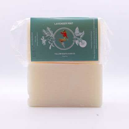 All-Natural Tallow Soap – Lavender Mint & Unscented