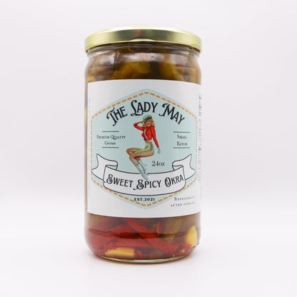 Sweet & Spicy Pickled Okra