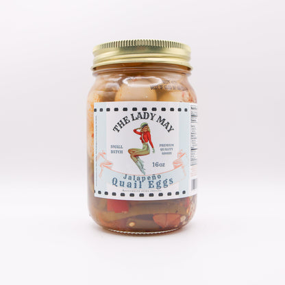 Pickled Jalapeño Quail Eggs