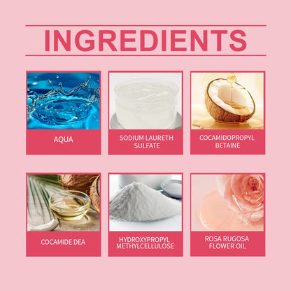 Jaysuing Lady Rose Fragrance Shower Gel Shower Stay Fragrance Clean Body Lady Shower Clean And Refreshing