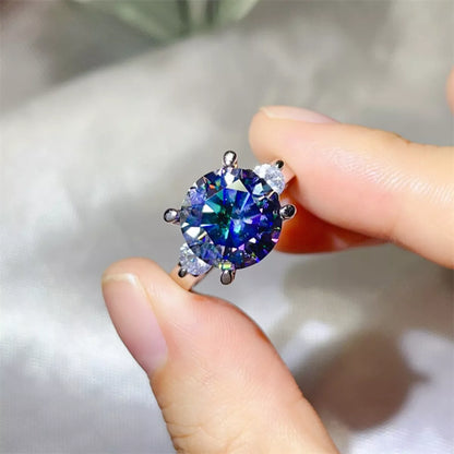 5 Carat Moissanite 925 Sterling Silver Ring