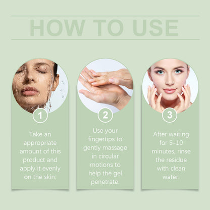 EELHOE Exfoliating Gel Cleansing Gel, Gentle Exfoliation For Face And Body Skin Care