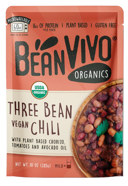 Bean Vivo - Chili 3 Bean Vegan, 10 Oz, Pack of 6
