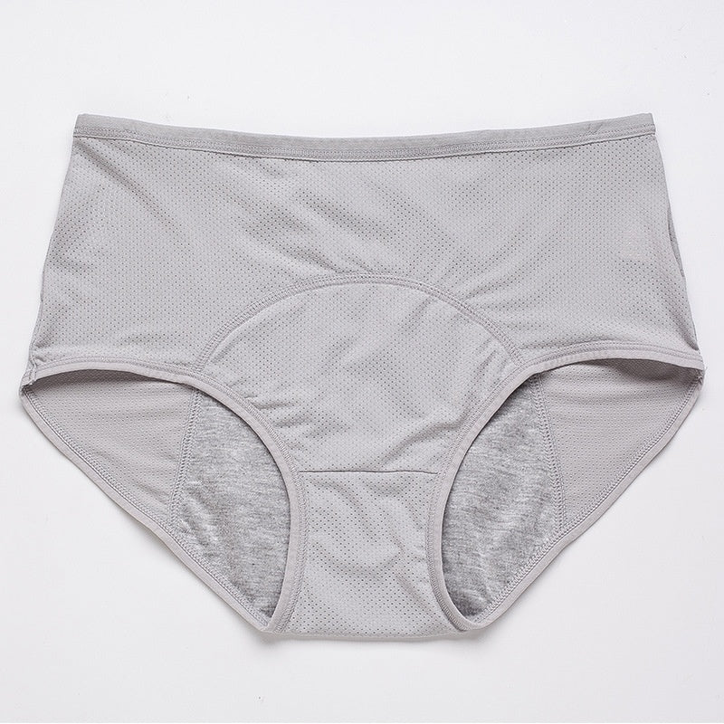 Women's Physiological Underwear Menstruation Period Leak-proof Holiday Safety Mid-waist Ice Silk Summer Thin