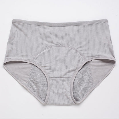 Women's Physiological Underwear Menstruation Period Leak-proof Holiday Safety Mid-waist Ice Silk Summer Thin