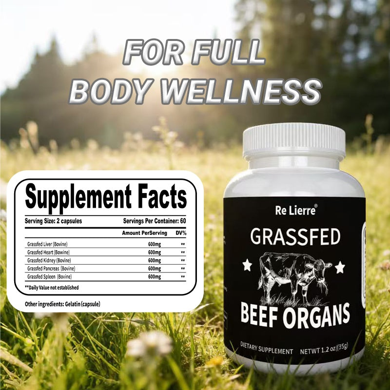 Ancestral Supplements Grass Fed Beef Organ Supplement