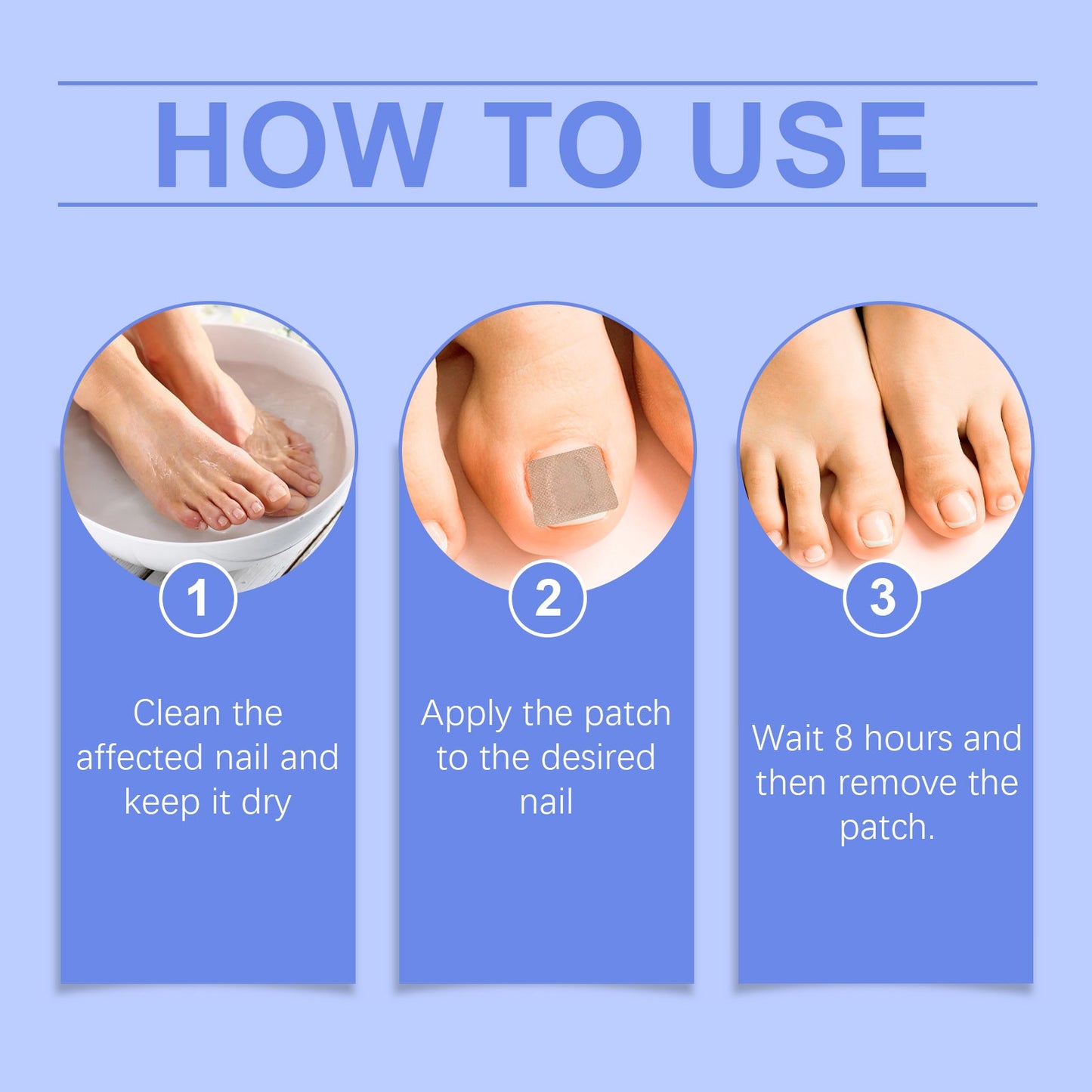 Ximonth Nail Care Patches Gently Repair Nails For Easy Daily Cleaning With Simple Care Patches