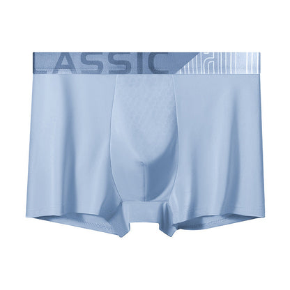 Men's Ice Silk Boxer Briefs Breathable, Moisture-Managing, Ultra-Soft Comfort Underwear For Summer