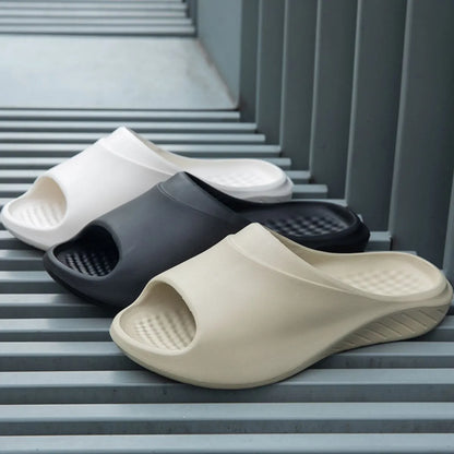 Open Toe Platform Slippers