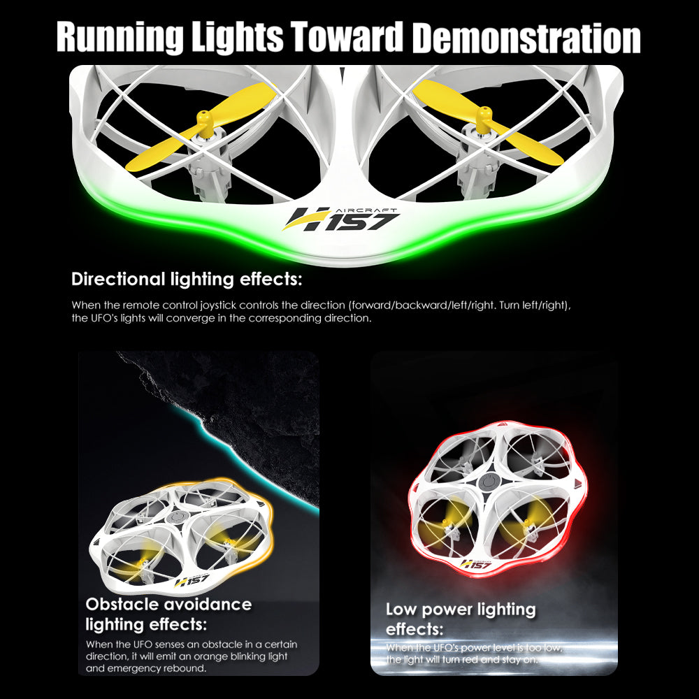 H158 White Dual Electric Drone