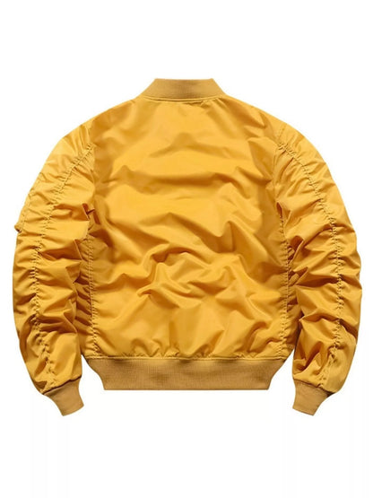 Men's Full Size Zip Up Long Sleeve Jacket Plus Size