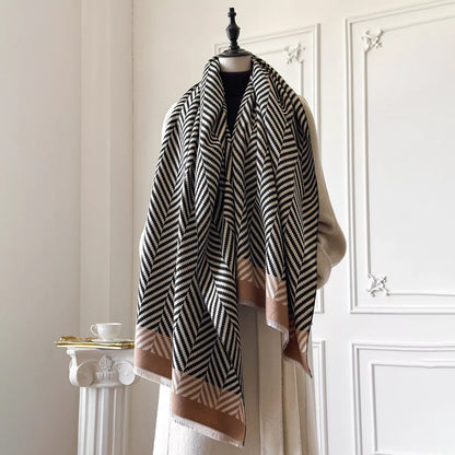 Raw Hem Soft Scarf