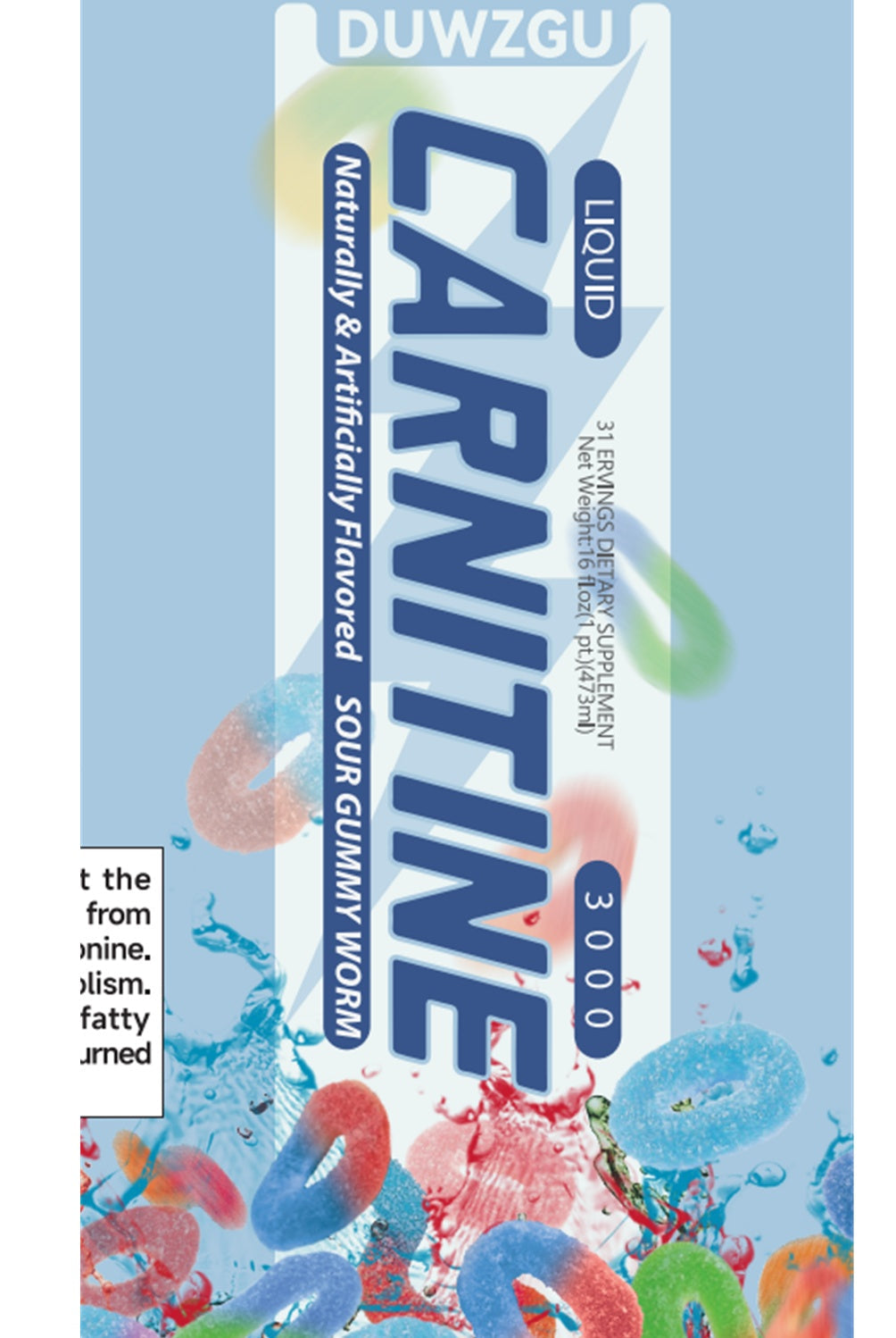 L-carnitine Liquid 473ml Oral