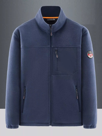 Men's Plus Size Warm Fleece Outdoor Jacket