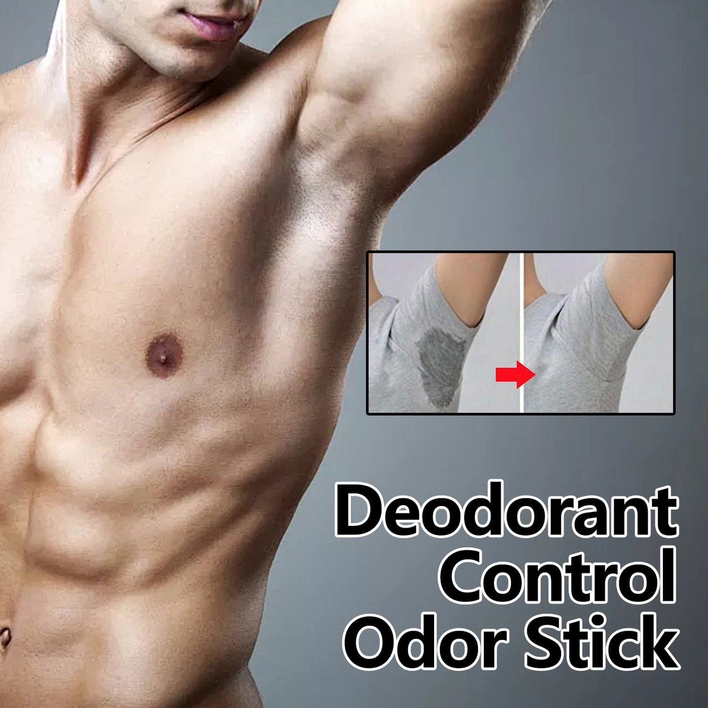 East Moon Control Odor Stick, Clean Armpit Odors Fresh And Long-Lasting Portable Body Stick
