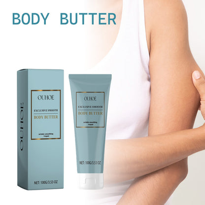 OUHOE Body Butter, Nourish Clean Skin Moisturizing Delicate Pore Shine Anti-Wrinkle Cream Body