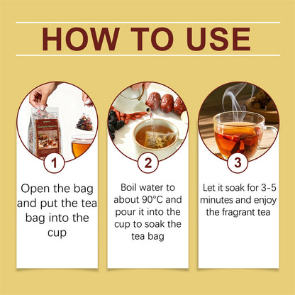 Ginseng Liubao Qixue Health Tea