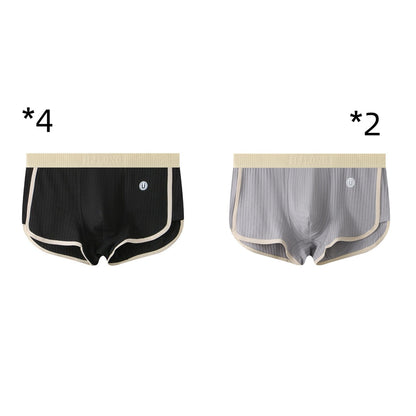 Men's Mid-waist Simple Fashionable Breathable Comfortable Boxers