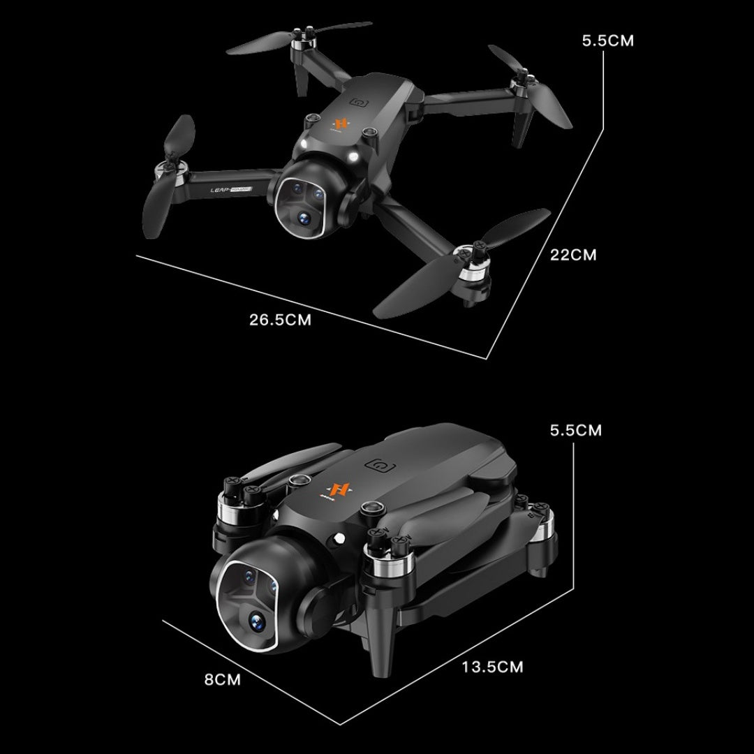 X5-2.8-inch Screen Control - Dual Electric Drone--black