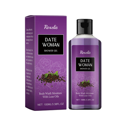 Roxelis Herbal Floral Shower Gel Gently Nourishes, Cleanses, Moisturizes And Jasminates Long-Lasting Fragrance Shower Gel For Skin Care