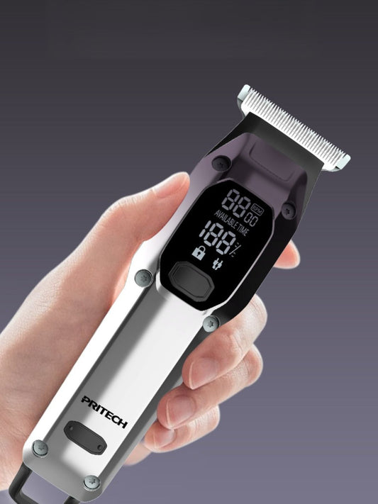 Cordless Hair Clipper with LED Display