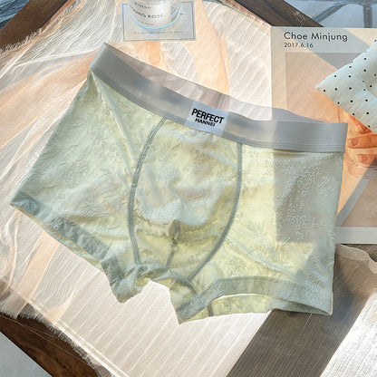 Mens Boxer Briefs For Summer Mid-rise Form-fitting And Breathable