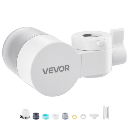 Faucet Mount Water Filter Sink Water Purifier For Kitchen Horizontal White
