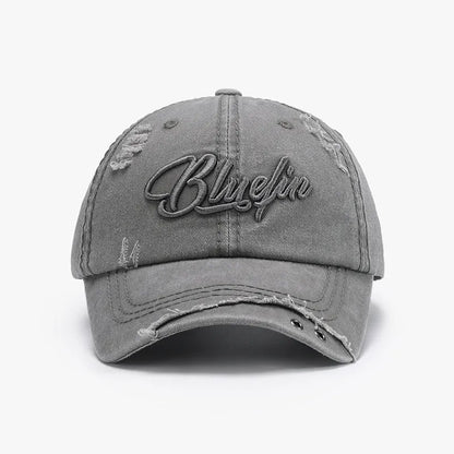 Embroidered Letter Cotton Baseball Cap