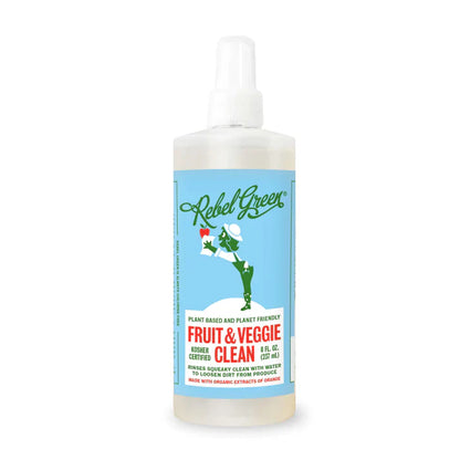 Rebel Green - Fruit and Vegetable Cleanser (Pack of 9 - 8 Fl Oz)