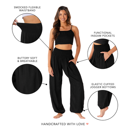 Black Harem Pants