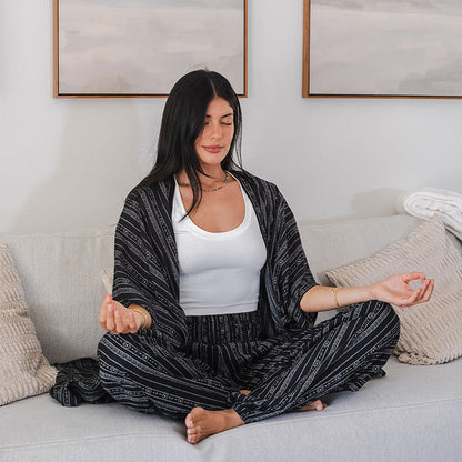 Akha Tribal Print Lounge Set