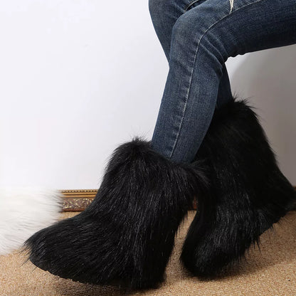 Faux Fur Winter Boots