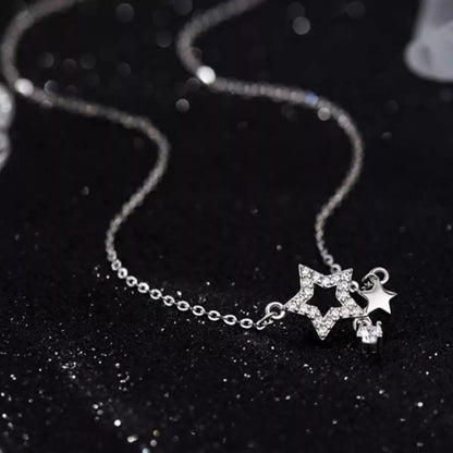 925 Sterling Silver Star Necklace