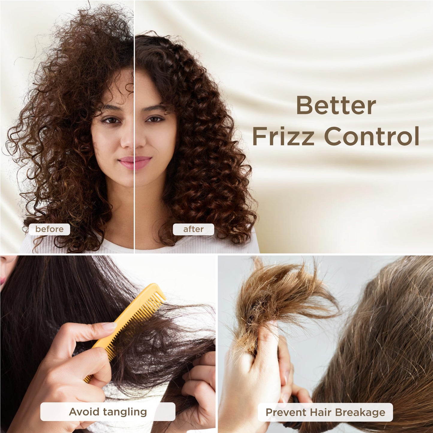 Bedsure Satin Pillowcase Standard Set of 2 - Light Blue Silky 20x26 Inches