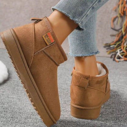 Round Toe Platform Boots