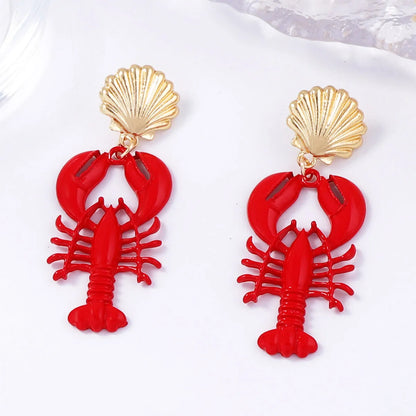 18K Gold-Plated Stainless Steel Drop Earrings