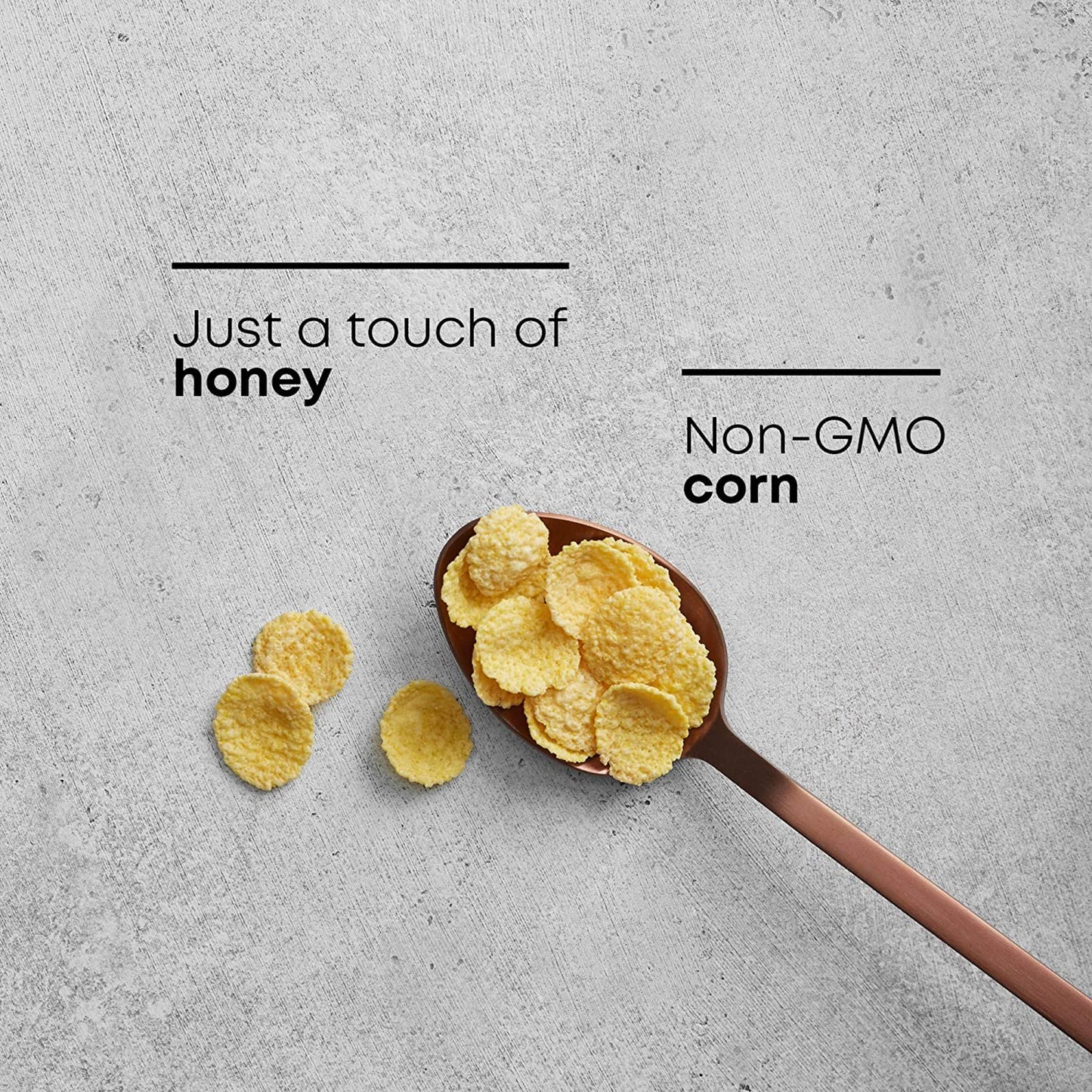Nature's Path Organic Honey'd Corn Flakes, 6 x 26.4 Oz. - Sweetened with Honey