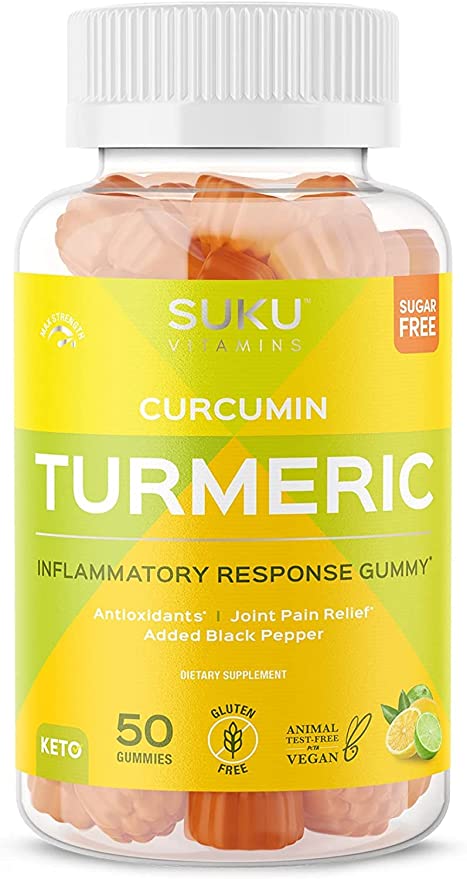 Suku Vitamins Gummy Turmeric Supplement (50)