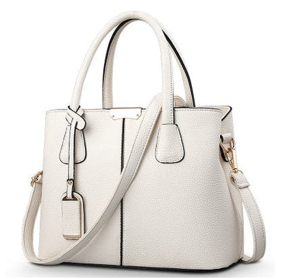 Women PU Leather Shoulder Bag Lychee Pattern Handbag Crossbody Tote Purse for Casual Party Everyday Use Shoulder Messenger Bag