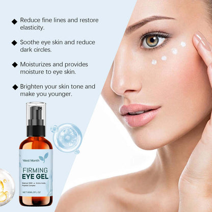 West&Month Eye Care Gel, Tightens Eye Skin, Moisturizes And Reduces Fine Lines Around Eyes Eye Gel