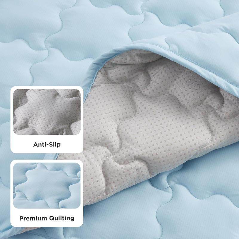 Bedsure Dog Cooling Mat – Washable Summer Crate Pad for Large Dogs (Up to 50 lbs), Non-Slip, Portable, QMAX>0.5 Cooling Tech