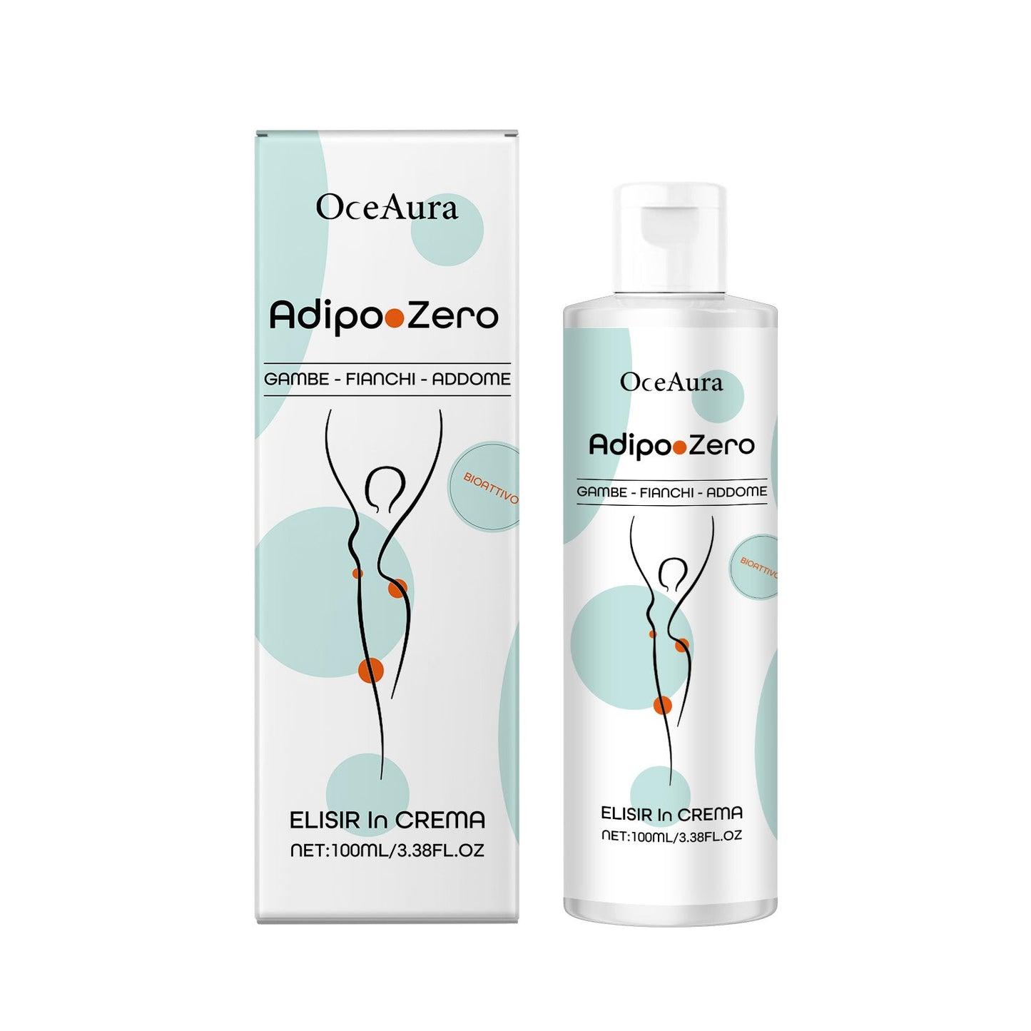 OceAura Body Care Cream, Gentle Moisturizing Light Treatment All Over The Skin Nourishing Firming Massage Cream