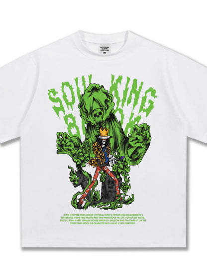Men's Graphic Round Neck Short Sleeve T-Shirt