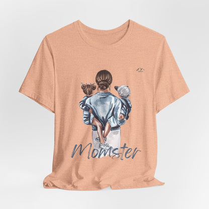 TS-075ML-24 Momster Love shirt Mom Gift Art Design