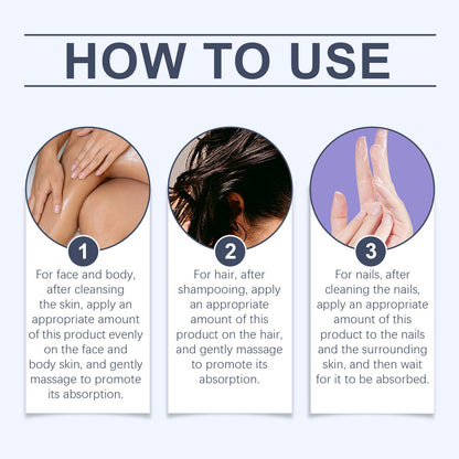 EELHOE Body Multi-Functional Essential Oil, Facial Cleansing Gentle Nourishing Moisturizing Multi-Purpose Care Essence